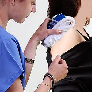 OUDI LINE Uni-Sex Post Shoulder Surgery Shirt & Rehab Shirt with Stick On Fasteners, Convenient and Quick (X-Large, Black)