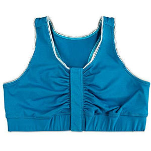 Recovery Robe for Breast Cancer/Surgery Recovery (Small, Blue)