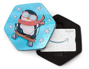 Amazon.com Gift Card in a Penguin Tin