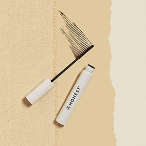 Honest Beauty Honestly Healthy Lash Tint, Brown with Castor Oil |Serum-Infused Lash Tint | EWG Certified + Ophthalmologist Tested + Cruelty Free | 0.27 fl.oz.