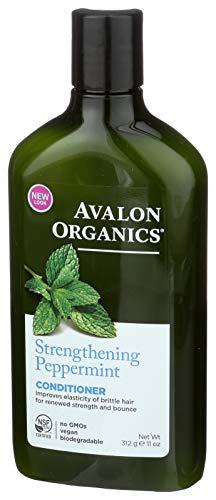 Avalon Organics Conditioner Strengthening Peppermint, 11 oz