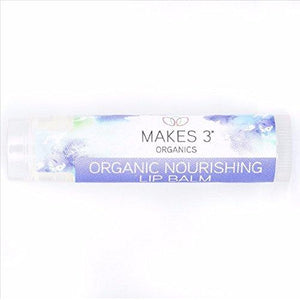 Makes 3 Organics Nourishing Lip Balm, Unscented, 0.15 Ounce
