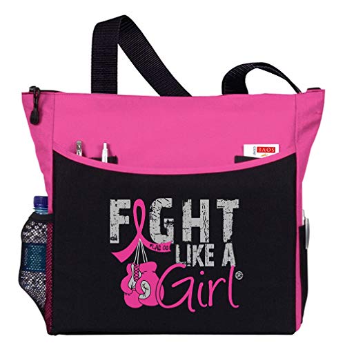 Tote Bag w/ Boxing Gloves"Dakota" (Pink)