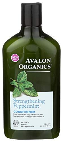 Avalon Organics Conditioner Strengthening Peppermint, 11 oz