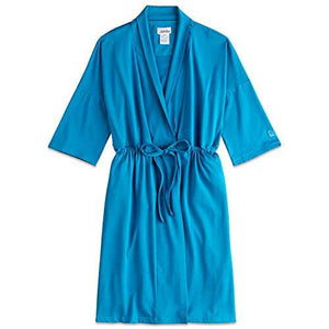 Recovery Robe for Breast Cancer/Surgery Recovery (Small, Blue)