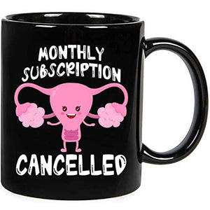 Funny Hysterectomy Gifts For Women, Uterus Mug, Post Hysterectomy mug, Get Well Mug for Women After Hysterectomy Surgery (Hyster-Black)