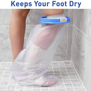 TKWC INC Water Proof Leg Cast Cover for Shower - #5738 - Watertight Foot Protector