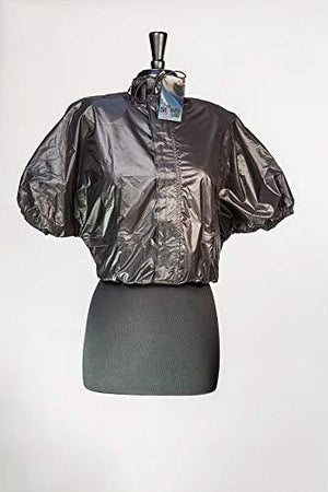 Shower Shirt Water-Resistant Post Surgery Garment for Shower Protection, Large/X-Large, Black, 1 Count