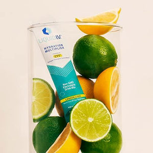 Liquid I.V. Hydration Multiplier - Lemon Lime - Hydration Powder Packets | Electrolyte Drink Mix | Easy Open Single-Serving Stick | Non-GMO | 16 Sticks