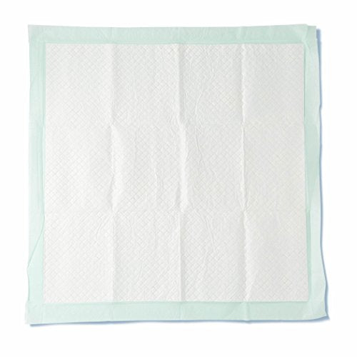 Medline Heavy Absorbency 36" x 36" Quilted Bed Pads, Large Disposable Underpads, 50 Per Case, Fluff and Polymer Core, Great Protection for Beds, Furniture, Surfaces