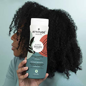 ATTITUDE Hair Shampoo, EWG Verified, Plant- and Mineral-Based Ingredients, Vegan and Cruelty-free Beauty and Personal Care Products, Coily and Curly, Orange Blossom, 16 Fl Oz