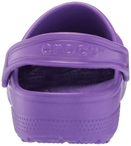 Crocs Unisex Classic Clog, Neon Purple, US Women