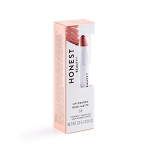 Honest Beauty Lip Crayon-Demi-Matte, Fig 0.105 oz.