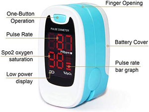 CONTEC LED CMS50M Pulse Oximeter,SpO2 and PR Value Waveform Blood Oxygen, Neck/Wrist Cord