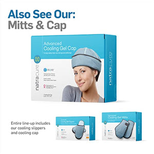 NatraCure Chemotherapy Cooling Gel Ice Cap - May Help Reduce Hair Loss from Cancer Treatments - Advanced Cold Therapy Beanie Hat for Chemo - 762-00NC1