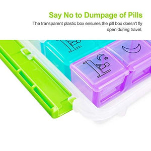 AUVON iMedassist Weekly AM/PM Pill Box