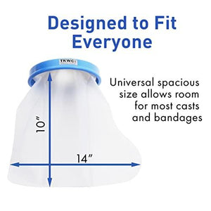 Foot & Ankle - Water Proof Foot Cast Cover for Shower by TKWC Inc - #5737 - Watertight Foot Protector