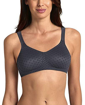 Anita Women's Lisa Seamless Wireless Mastectomy Anthracite 36C