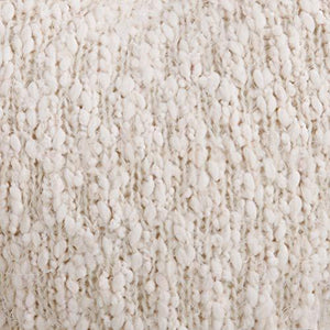 DEMDACO Cream Heart Shaped 10 x 11 inch Plush Polyester Decorative Throw Giving Pillow