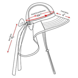 Womens Sun Hats Neck Flap Large Brim UV Protection Foldable Fishing Hiking Cap Blue