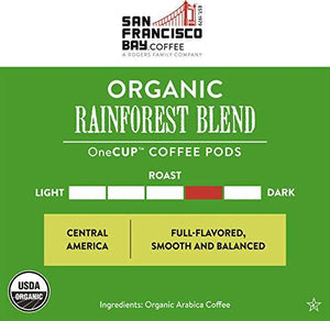 SF Bay Coffee OneCUP Organic Rainforest Blend 120 Ct