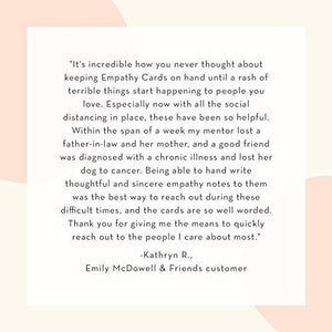 Emily McDowell & Friends Empathy Cards, Box of 8 Assorted