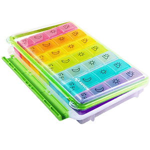 AUVON iMedassist Weekly AM/PM Pill Box