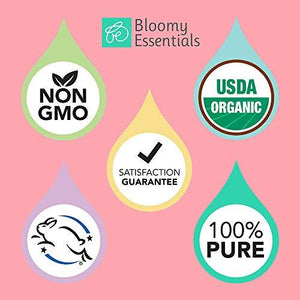 Bloomy Essentials Top 3 Organic Essential Oils Starter Set 10 mL (1/3 oz)