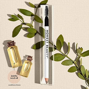 Honest Beauty Eyebrow Pencil, Ash Blonde with Jojoba Seed Oil | Buildable & Blendable | EWG Certified + Dermatologist & Ophthalmologist Tested & Cruelty Free | .039 OZ
