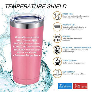 Inspirational Tumbler (Pink)