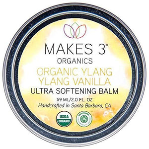 Makes 3 Organics Organic Ylang Ylang Hand Balm, Vanilla, 1.8 Fluid Ounce