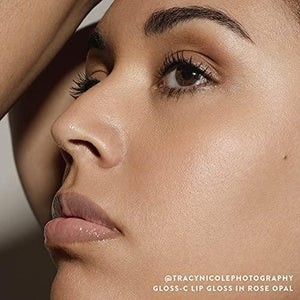 Honest Beauty Gloss-C Lip Gloss, Vegan Sheer + Buildable, Rose Opal, 0.33 Fl Oz