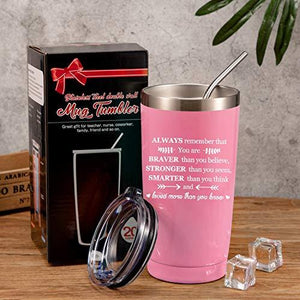 Inspirational Tumbler (Pink)