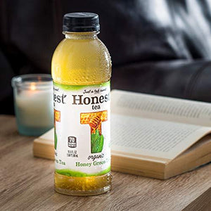 Honest Tea Organic Fair Trade Honey Green Gluten Free, 16.9 Fl. Oz, 12 Pack