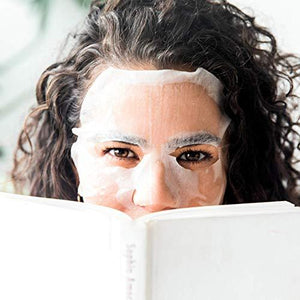 ORGAID Organic Sheet Mask | Made in USA (Vitamin C & Revitalizing, pack of 4)