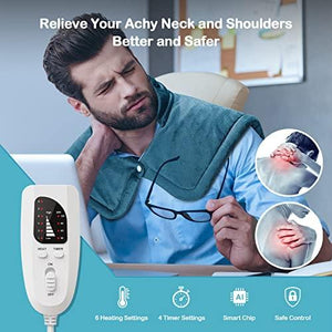 Heating Pad for Neck and Shoulders, Christmas Gifts for Women/Men Mom Dad, 16