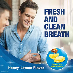 ACT Dry Mouth Lozenges With Xylitol, Sugar Free Honey-Lemon, 18 Count