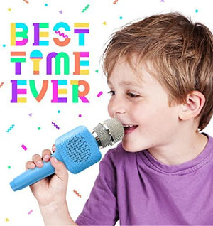 Kidz Bop Kids Karaoke Microphone, Hit Music Brand for Kids, Gift for Girls and Boys 3, 4, 5, 6, 7+, Years Old