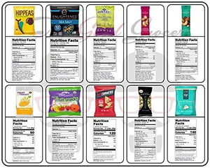 Gluten Free and Vegan (Dairy and Fig Free) Healthy Snacks Care Package