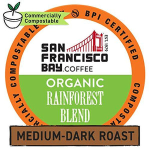 SF Bay Coffee OneCUP Organic Rainforest Blend 120 Ct