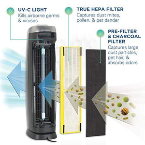 Air Purifier with UV Light Sanitizer