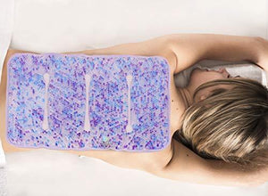 Hot and Cold Large Gel Bead Pack by FOMI Care | 20” x 12” | Ice Therapy for Back, Shoulder, Knee, Thigh Pain Relief | Premium Reusable, Oversized Wrap and Compress | Freezable, Microwaveable