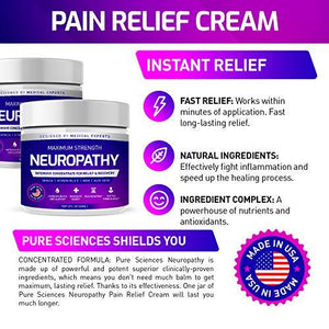 Neuropathy Nerve Pain Relief Cream 2oz
