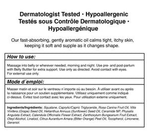 Pipette Belly Oil with Renewable Plant-Derived Squalane - Belly Oil For Pregnancy Stretch Marks, Pre and Postpartum Skincare, 4 fl oz