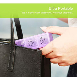 AUVON iMedassist Weekly AM/PM Pill Box