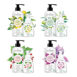 ATTITUDE Super Leaves, Hypoallergenic Hand Soap, Orange Leaves, 16 Fluid Ounce