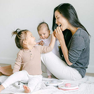 GoBe Kids Snack Spinner - Reusable Snack Container with 5 Compartment Dispenser and Lid | BPA and PVC Free | Dishwasher Safe | No Spill, Leakproof | for Toddlers, Babies, Home, Travel