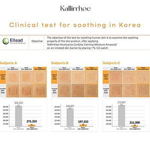 Kallirrhoe Houttuynia cordata Calming Moisture Ampoule 30ml | Soothing | Hydrating | cosmos organic | vegan | ewg verified | cert clean | clean certified | Korean Skin Care