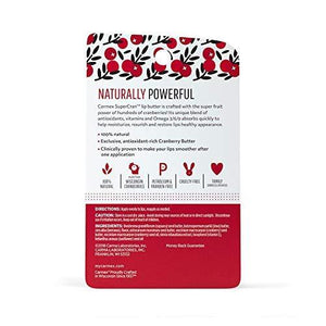 Carmex SuperCran Moisturizing Lip Butter (100% Natural) 0.15 oz / 4.25 g