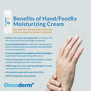 Chemotherapy Cream - Hand & FootRx Moisturizing Chemo Cream. Skin Care for People Living with Cancer. Lotion for Cancer Patient. Designed by Oncologists and Dermatologists (5 Oz)